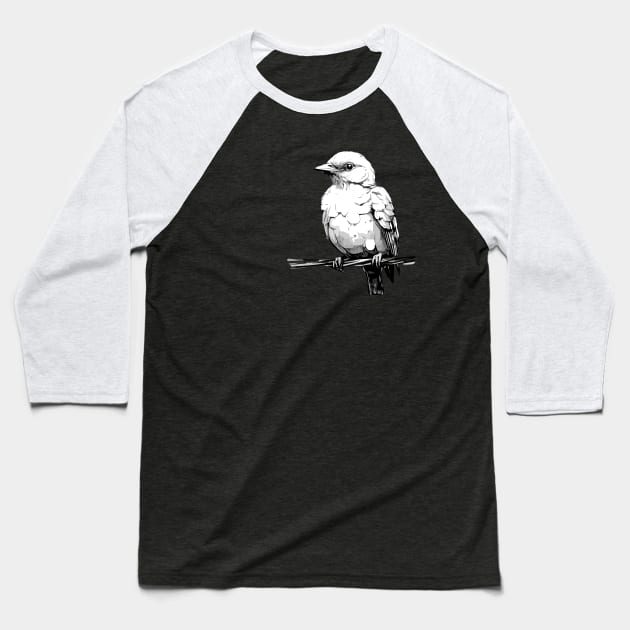 Bird On A Wire - Leonard Cohen Baseball T-Shirt by Moulezitouna